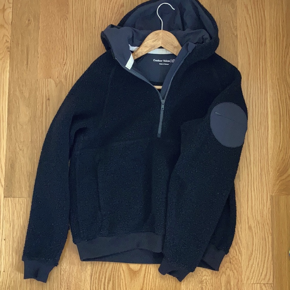 Outdoor Voices Mega fleece 1/2 Zip Hoodie
